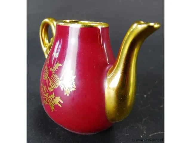 Limoges miniatuur koffiepot - afbeelding 2 van  3