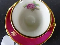Limoges?. miniatuur kop en schotels - afbeelding 2 van  3
