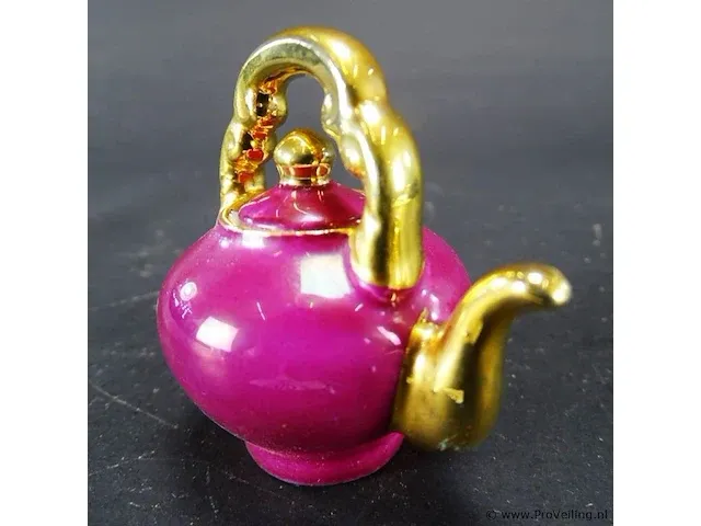 Limoges?. miniatuur theepot - afbeelding 2 van  3