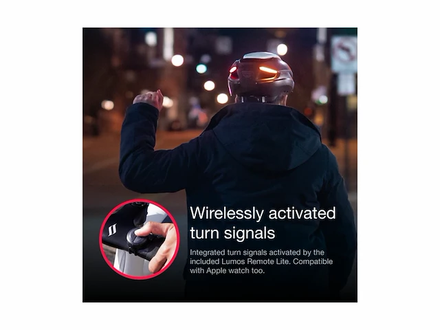 Limos ultra smart fietshelm voor- en achterlicht (led)richtingaanwijzers remlichten asgrijs maat: m-l - afbeelding 3 van  3