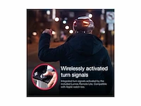 Limos ultra smart fietshelm voor- en achterlicht (led)richtingaanwijzers remlichten asgrijs maat: m-l - afbeelding 3 van  3