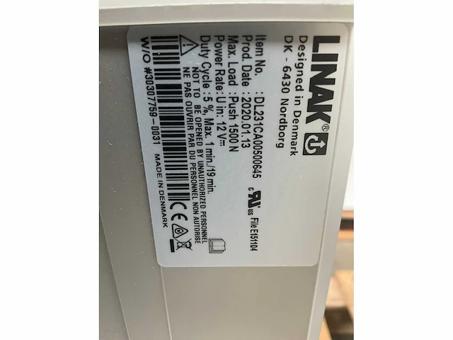 Linak dl231ca zuil (2x) - afbeelding 4 van  4