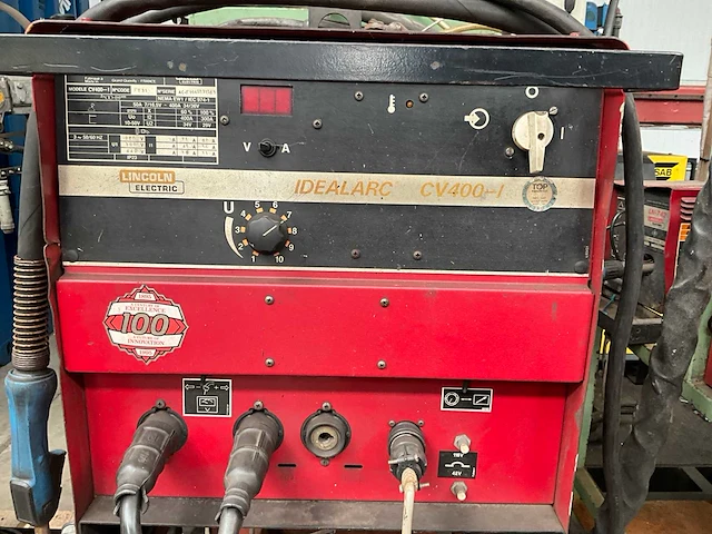Lincoln electric cv400-i mig lasapparaat - afbeelding 7 van  8