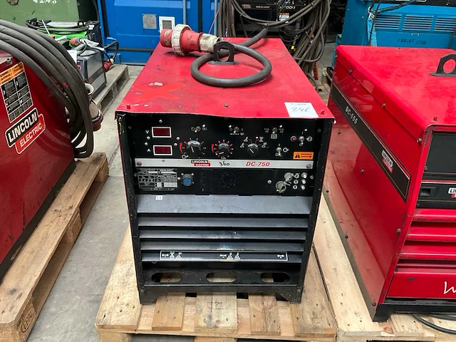 Lincoln electric dc-750 mig lasapparaat - afbeelding 1 van  7