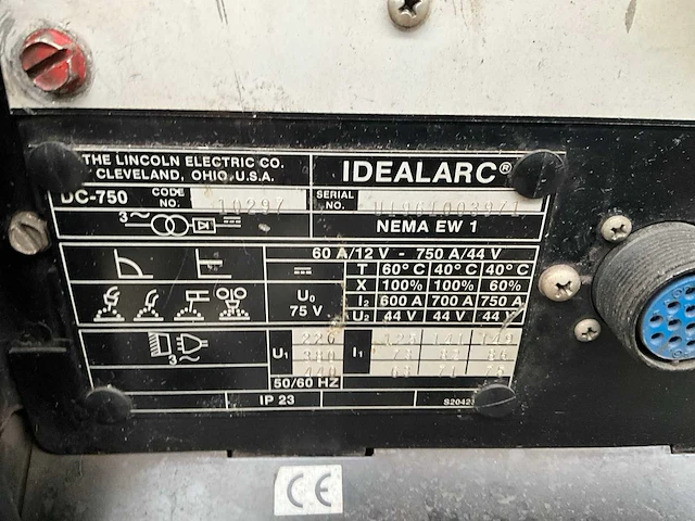 Lincoln electric dc-750 mig lasapparaat - afbeelding 7 van  7