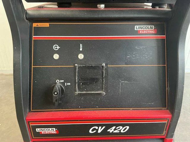 Lincoln electric idealarc cv 420 lasapparaat - afbeelding 9 van  10