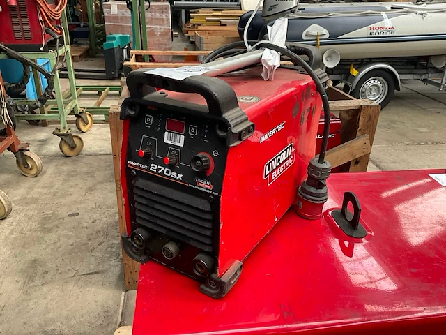 Lincoln electric invertec 270sx elektrode lasapparaat - afbeelding 1 van  7