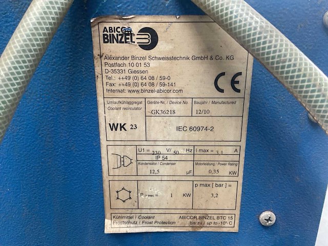 Lincoln electric square wave tig 255 lasapparaat - afbeelding 9 van  9