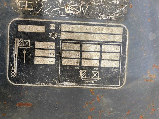 Linde - 1991 - h40d - vorkheftruck - afbeelding 14 van  15