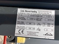 Linde - 2012 - v12 man up - reach truck - afbeelding 4 van  12