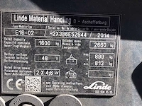 Linde - 2014 - e16-02 - vorkheftruck - afbeelding 6 van  14