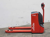 Linde - 2014 - t16 - elektrische palletwagen - afbeelding 3 van  8