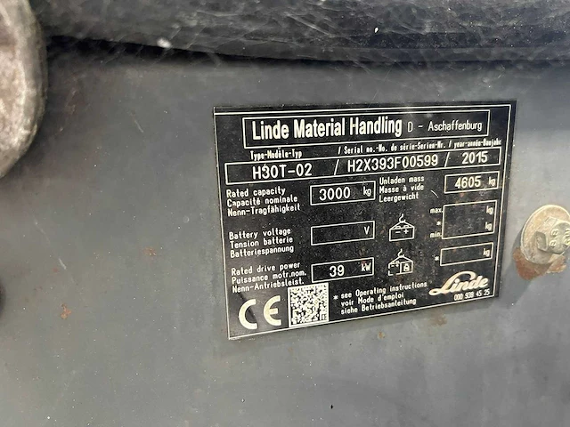 Linde - 2015 - h30t-02 - vorkheftruck - afbeelding 6 van  6