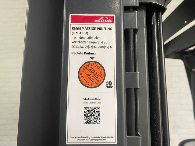 Linde - 2019 - r16 - reach truck - afbeelding 15 van  16