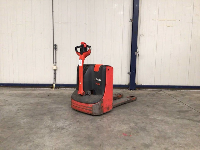 Linde - 2019 - t16 - elektrische palletwagen - afbeelding 1 van  9