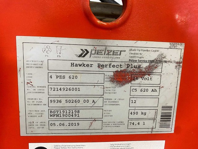 Linde - 2019 - v10-02 - orderpicker - afbeelding 2 van  11