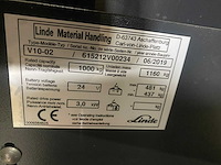 Linde - 2019 - v10-02 - orderpicker - afbeelding 9 van  11