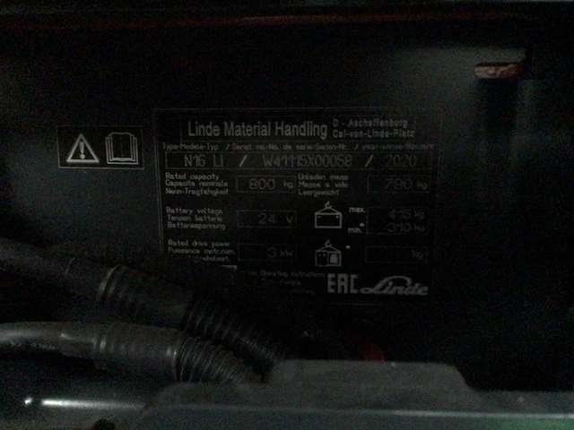 Linde - 2020 - n16li - orderpicker - afbeelding 2 van  10