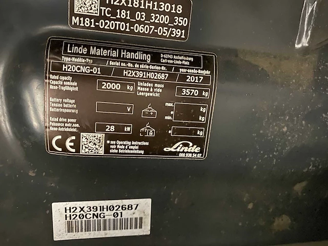 Linde - h20cng-01 - forklift trucks - 2017 - afbeelding 6 van  17