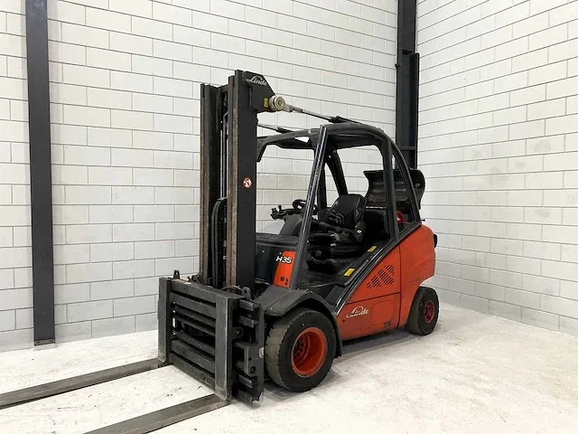 Linde - h35-01 - vorkheftruck - 2012 - afbeelding 10 van  16