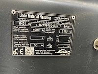 Linde - h40t-02 - vorkheftruck - 2010 - afbeelding 6 van  16