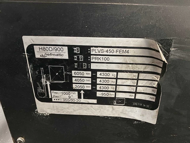 Linde - h80/900 d - vorkheftruck - afbeelding 8 van  16