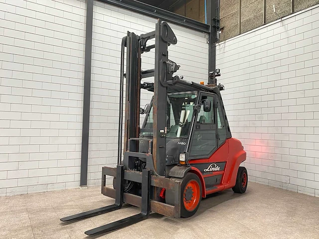 Linde - h80/900 d - vorkheftruck - afbeelding 1 van  16