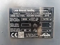 Linde - h80d-02/1100 - vorkheftruck - afbeelding 2 van  10