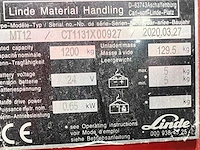 Linde - mt12 - electric pallet trucks - 2020 - afbeelding 6 van  8