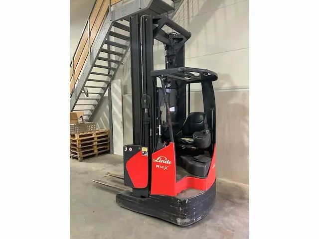 Linde - r14x - reach truck - afbeelding 10 van  15