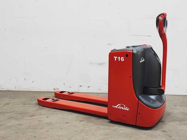 Linde - t16 - electric pallet truck - 2012 - afbeelding 1 van  9