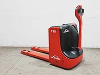 Linde - t18 - elektrische palletwagen - 2014 - afbeelding 1 van  8