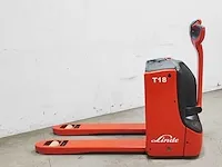 Linde - t18 - elektrische palletwagen - 2014 - afbeelding 3 van  8