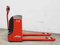 Linde - t18 - elektrische palletwagen - 2014 - afbeelding 4 van  8