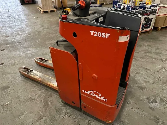 Linde - t20sf - elektrische meerij palletwagen - afbeelding 4 van  7