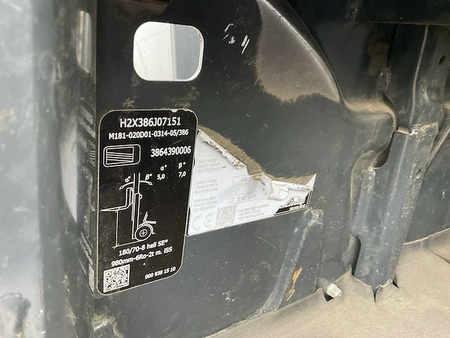 Linde e 16 ev0 vorkheftruck - afbeelding 11 van  16