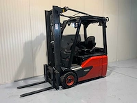 Linde e16-02 vorkheftruck, duplex, red spot - afbeelding 1 van  32