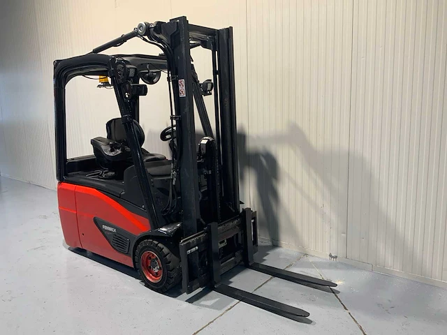 Linde e16-02 vorkheftruck, duplex, red spot - afbeelding 19 van  32