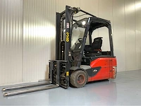 Linde e18l-02 - reach lepels, vorkversteller, free-lift, side-shift - vorkheftruck