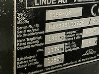 Linde e18p-02 vorkheftruck - afbeelding 9 van  17