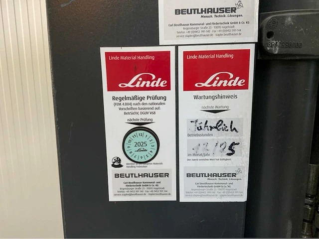 Linde e30-01 vorkheftruck - afbeelding 9 van  23