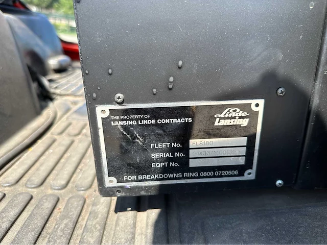 Linde e40 p 02 elektrisch vorkheftruck - afbeelding 3 van  18