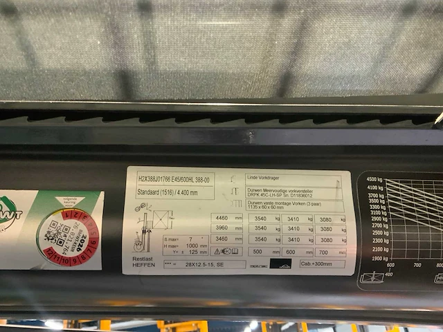 Linde e45 vorkheftruck, meervoudige vorkversteller, duplex, 2018 - afbeelding 4 van  39