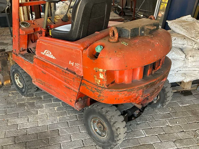 Linde h15 vorkheftruck - afbeelding 3 van  9