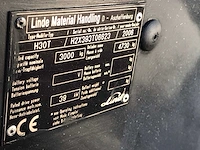 Linde h30 vorkheftruck - afbeelding 8 van  17