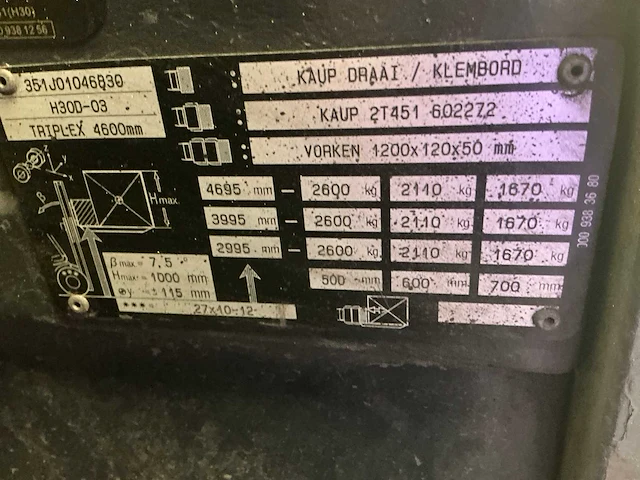 Linde h30d-03 vorkheftruck - afbeelding 9 van  17