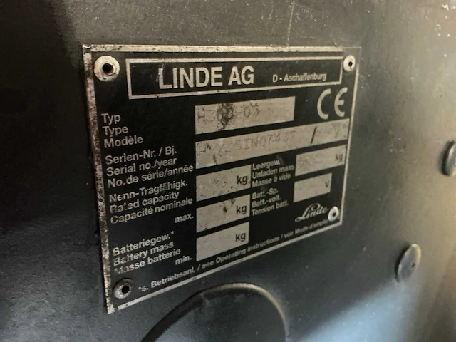 Linde h30d-03 vorkheftruck - afbeelding 10 van  18