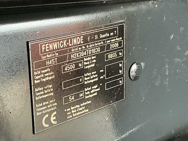 Linde h45 vorkheftruck - afbeelding 17 van  24
