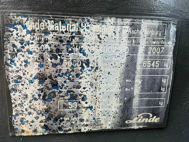 Linde h50d vorkheftruck - afbeelding 5 van  13