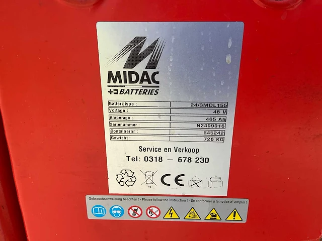 Linde r 14 reach truck - afbeelding 7 van  17